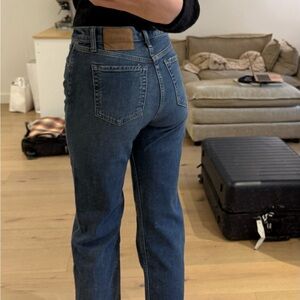 Banana Republic Dark Blue Straight Jeans